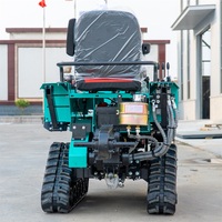 Motoculteur rotatif sur chenilles CE Diesel 35 CV pour le repiquage, adapté aux travaux dans les rizières, terres agricoles, vergers et serres