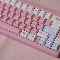 Touches de clavier personnalisées en sublimation de teinture KCA Profile Doll Machine avec touche Enter ISO 6.25u 7u espace pour clavier mécanique