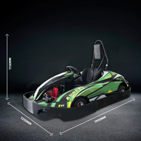 Karting Kupao Aurora Plus con Motor de Gasolina de 270cc, 75km/h, para Adultos y Adolescentes, Alquiler Comercial, Asiento y Pedales Ajustables