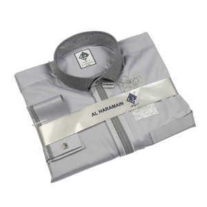 Vestido árabe musulmán con puño de verano Kaftan Jubah Abaya Jalabya étnico <span class=keywords><strong>Alharamain</strong></span> Lelaki Thobe Kandora ropa islámica para hombre - Product Image 1