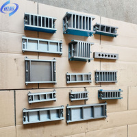 Moldes para Pruebas de Mortero y Concreto, Cubo Triple de 707 mm, Acero Fundido, Prueba de Resistencia del Cemento, ASTM C109 EN 196 ISO 679