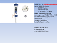 Haute précision 0.1pH Portable PH-mètre EC mètre fonction multifonction utilisation industrielle matière plastique OBM/ODM personnalisation