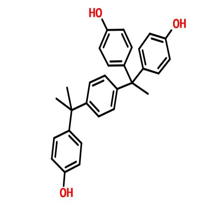 ALPHA TRIS(4-هيدروكسي فينيل)-1-إيثيل يل-إيثيلين, 4-إيزوبروبيلين بنزين ، CAS No 110726-28-8
