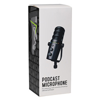 Microphone à condensateur filaire USB GAM-MV7, réduction de bruit RGB, petite taille, compatible avec ordinateur, prise en charge XLR