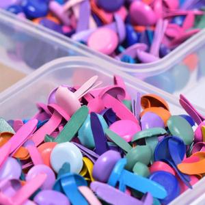 Giấy đầy màu sắc Fastener brads sử dụng cho trẻ em DIY Craft - Product Image 4