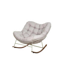 Fauteuil à bascule moderne d'extérieur en gros à prix abordable, fauteuil inclinable de salon, fauteuil à bascule souple de loisirs pour adultes et enfants à usage domestique
