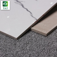 Carrelage de sol 60x60 imitation marbre blanc Bianco, carrelage de sol en porcelaine effet marbre de Carrare blanc