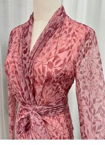 Primavera 2022 nuove donne francesi stile delicato Bellflower Chic splendido vestito floreale rosso per le donne - Product Image 5