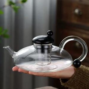 Théière en <span class=keywords><strong>verre</strong></span> borosilicate de haute qualité, sans BPA, résistante à la chaleur, avec infuseur et bec verseur, à fond plat et forme <span class=keywords><strong>boule</strong></span>, pour la vente en gros - Product Image 5