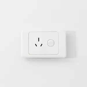 Factory Direct Selling High Quality Single Power Point Wall Socket Universal Wall Socket