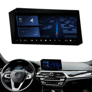 Nueva llegada 12,9 pulgadas Carplay GPS navegación Android pantalla táctil DSP amplificador 64GB 1 año de garantía para <span class=keywords><strong>BMW</strong></span> 5 Series G30 EVO - Product Image 1