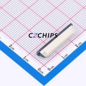 CAX-AFA07-18SCB-H2.5 FFC/FPC Connector SMD,P=1mm,Horizontal Mount Connector Drawer Type Top Contact 18P 1mm - Product Image 2