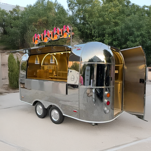 Fully Equipped Stainless Steel Towable Mobile Food Trailer for Snack Food Candy & Chips-<b>Rust</b> Resistant Long Service Life - Product Image 2