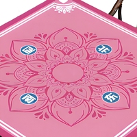 Tapis de jeu de Carrom portable et pliable en caoutchouc naturel écologique insonorisant, housse de table de jeu enroulable pour jeu en intérieur