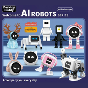 <span class=keywords><strong>Robot</strong></span> de bureau intelligent IA, animal électronique interactif avec expressions dynamiques et commande vocale pour enfants et adultes - Product Image 6