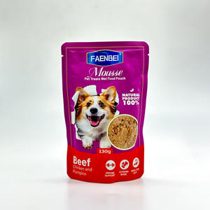 למכור טוב 130g חבילת מזון רטוב חטיפים לחיות מחמד שקית מזון רטובה בשר חזיר - Product Image 5