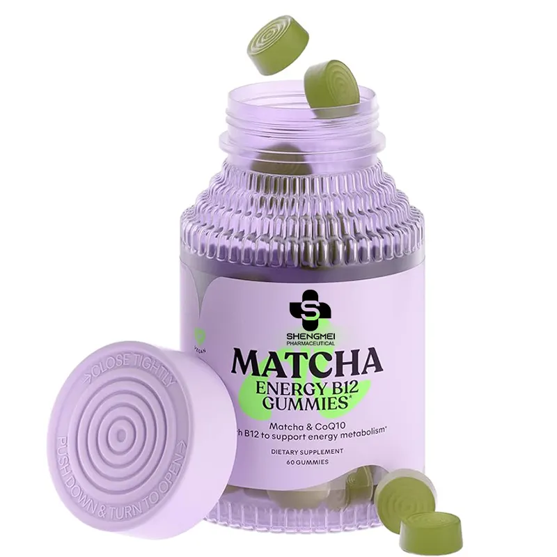Gut gestaltete Gewichtsverlustprodukte Orgainc Matcha-Pulver grüner Tee Abnehmen Unterstützung Matcha-Gummi für Gewichtsverlust