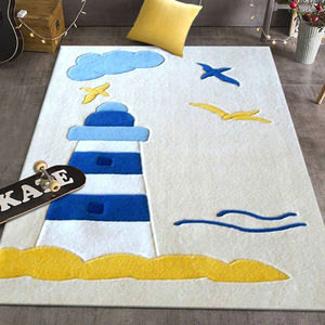 <span class=keywords><strong>Tappeto</strong></span> Moderno per Bambini, Morbido Tappetino da <span class=keywords><strong>Gioco</strong></span> con Cartoni Animati, Antiscivolo e Lavabile, Realizzato a Macchina per Cameretta, Stanza dei Bambini e Sala Giochi - Product Image 2