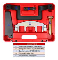 Kit d'outils de calage de la chaîne de distribution de l'arbre à cames compatible avec la réparation et le remplacement de Mercedes Benz M271