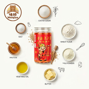 Galletas <span class=keywords><strong>de</strong></span> Mantequilla Dulces con Sabor a Frutas, en Caja <span class=keywords><strong>de</strong></span> Plástico, Forma Larga y Lineal, Textura Semiblanda, Snacks Familiares, con Diseño <span class=keywords><strong>de</strong></span> Amuleto Chino <span class=keywords><strong>de</strong></span> <span class=keywords><strong>la</strong></span> <span class=keywords><strong>Suerte</strong></span>, Soporte OEM - Product Image 3