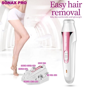 Venta caliente SONAX PRO 8822 5 in1 afeitar eléctrica de eliminación de pelo de la pierna de <span class=keywords><strong>las</strong></span> mujeres cuerpo depiladora - Product Image 3