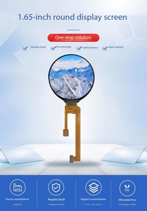 หน้าจอ IPS TFT ทรงกลมขนาด 1.65 นิ้ว ความละเอียด 400*400, อินเทอร์เฟซ QSPI พร้อมไดรเวอร์ IC ST77903 ความสว่าง 350nit สำหรับเครื่องใช้ไฟฟ้าอัจฉริยะ ปุ่มควบคุมแบบสี - Product Image 2
