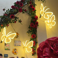 Lámpara Decorativa LED con Forma de Mariposa, Simulación Dinámica, IP65, para Exteriores, Jardín, Bodas, Navidad, Fiestas