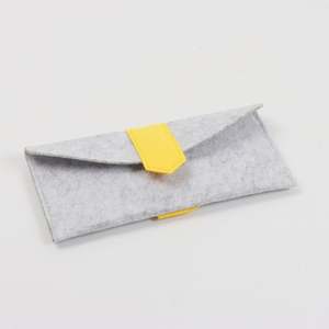 Pochette pour lunettes de soleil portable de couleur personnalisée, pochette souple pour lunettes de téléphone portable, sac pochette en feutre pour lunettes - Product Image 6