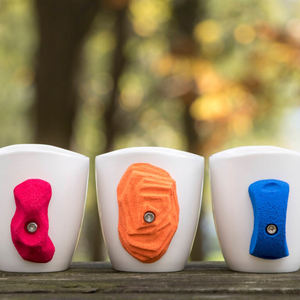 Ins nouveau logo personnalisé à la mode tasse à café et thé en porcelaine blanche cadeau mignon tasse d'escalade en céramique créative et écologique moderne - Product Image 5