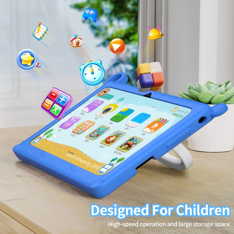 Tablette Tactile BDF 7 Pouces Pour Enfants - Android 4 Go RAM 64 Go Wi-Fi - Idéale Pour Apprendre Et Jouer