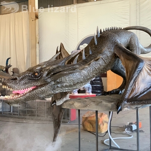 Estatuas de Dragones Voladores Animatrónicos Premium, Modelos de Dinosaurios para Parques Infantiles - Construcción Metálica para Interiores/Exteriores, Jardín, Centro Comercial - Product Image 1