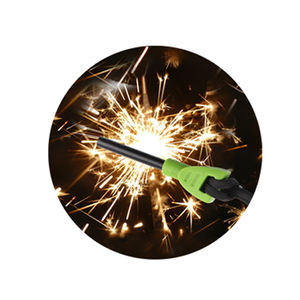 سكين مطوي بمقبض PP + TPR رائج المبيع دمج بين الأسلوب والدقة سكين صيد مع بوصلة وشفرة - Product Image 4