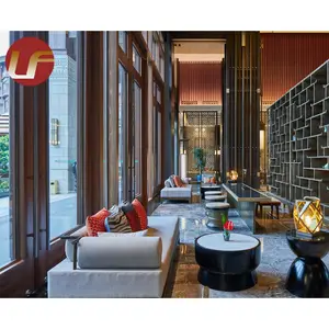 Personalizzato utilizzato set di mobili di lusso mobili moderni hotel lobby hotel a 5 stelle per la vendita