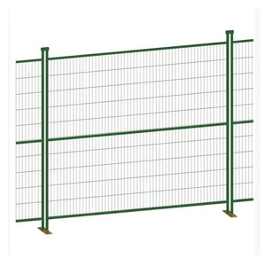Clôture temporaire à maillons avec cadre en acier au carbone, facilement assemblable, galvanisée à chaud, hauteur 6 pieds, usine d'Anping - Product Image 1