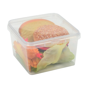 Boîte de rangement en plastique PP épais de qualité alimentaire, conteneur à emporter polyvalent de 1200ml, pour tiramisu, fruits acidulés et aliments secs - Product Image 2
