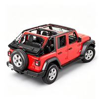 Nouveau produit : Accessoires de modification de voiture, toit souple carré en toile, montage non destructif pour Wrangler JL 18-26