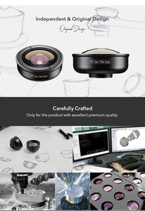 Apexel 4 K HD เคลือบเลนส์ซูเปอร์มุมกว้าง 170 องศาโลหะ mini คลิปเลนส์สำหรับ HUAWEI <span class=keywords><strong>iPhone</strong></span> <span class=keywords><strong>XS</strong></span> Max Android - Product Image 4