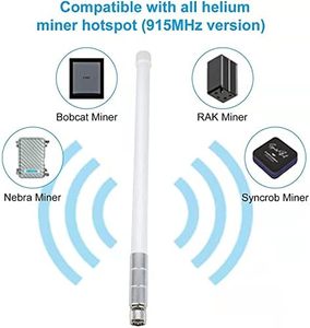 5.8dbi không thấm nước sợi thủy tinh ăng ten cho Lora 915MHz 20ft tổn thất thấp kmr195 Cáp meshtastic lora32 915MHz Lora thông tin liên lạc - Product Image 2
