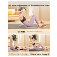 Appareil d'entraînement abdominal avec ventouses doubles et double barre en ABS pour usage domestique – Idéal pour les collégiens