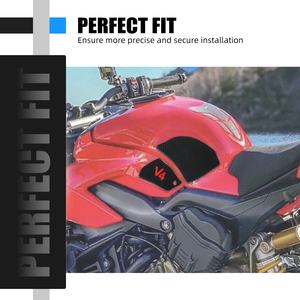 NiceCNC 4x couvercle de protection de réservoir de carburant pour <span class=keywords><strong>Ducati</strong></span> Panigale <span class=keywords><strong>V4</strong></span> /<span class=keywords><strong>S</strong></span> /SP2 <span class=keywords><strong>2022</strong></span> - Product Image 2