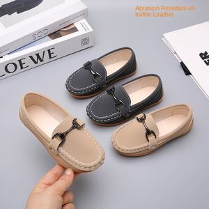 Fabrik-Großhandel Klassische Outdoor-Kinderschuhe für Jungen Schul- und Partyschuhe Atmungsaktive Mikrofaser-Kleinkind-Mokassins Sommer Frühling - Product Image 1