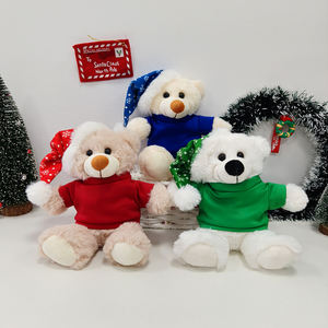 TシャツTシャツ<span class=keywords><strong>3</strong></span>色DIYクリスマスギフト用OEM ODM PPコットン充填スーパーソフトぬいぐるみ - Product Image 6