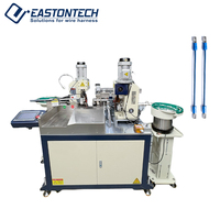 EW-9720 EASTONTECH Vollautomatische Doppelendige Drahtschneid-, Abisolier- und Crimpmaschine mit Vibrationszuführplatte 1200-1600 Stück/h