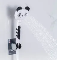 Douche murale pour enfants, design moderne, à sortie d'eau unique, motif panda, écologique, pour hôtels