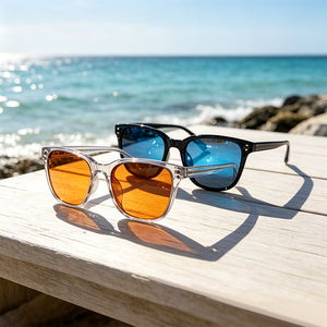 Lunettes de soleil polarisées, monture légère en TR90, verres anti-reflets, protection UV400, lunettes de soleil carrées - Product Image 6