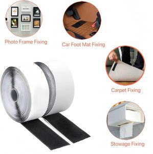 Gratis Monster Haak Lus Tape Plakkerige Achterkant Sluiting Tape Zelfklevende Zware Strips Nylon Haak En Lus Rol - Product Image 4