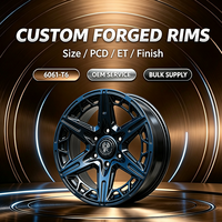 Rines Cóncavos Personalizados Estilo Beadlock para Toyota 4Runner Hilux Tacoma Ford Ranger, Aleación 17x8.5 18x8.5 20x9 6x139.7 4x4