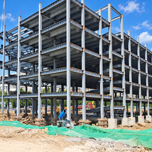 Bâtiment de bureau modulaire préfabriqué en acier avec mur en béton préfabriqué - Product Image 1