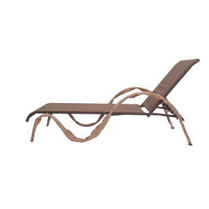 Commerciële <span class=keywords><strong>Chaise</strong></span> <span class=keywords><strong>Lounge</strong></span> Met Slingstof Aluminium Frame 4 Positie Patio <span class=keywords><strong>Lounge</strong></span>