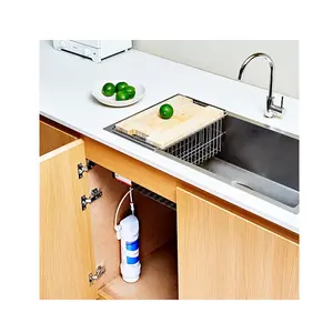 High pressure stream Water purifier Powerful water stream 4 stage filtering system nano filter Stainless steel faucet